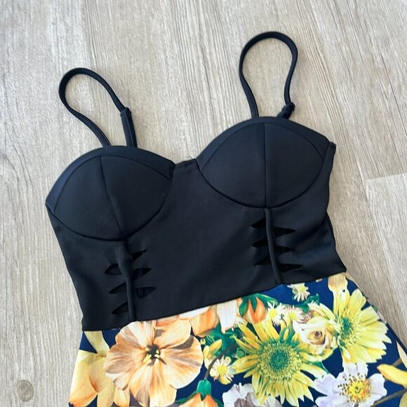 Womens A'Gaci A'Gaci A'Gaci Floral Midi Dress - S - Picture 2 of 9